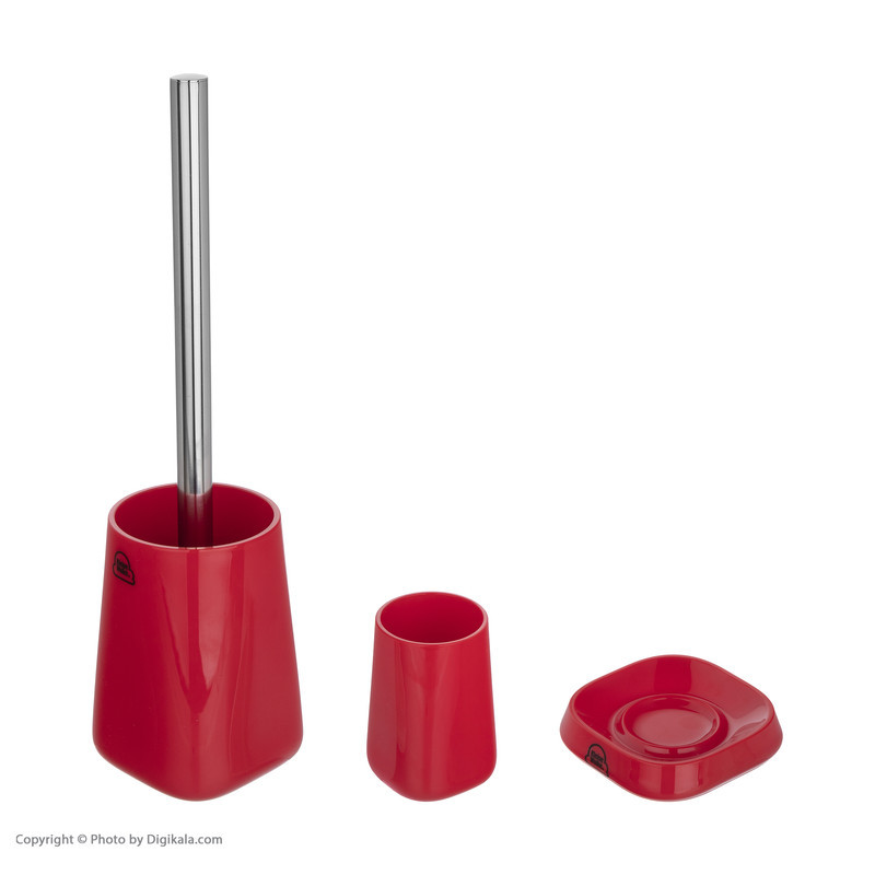 ست سرویس بهداشتی 3 پارچه کلین ولک مدل Ruby Red