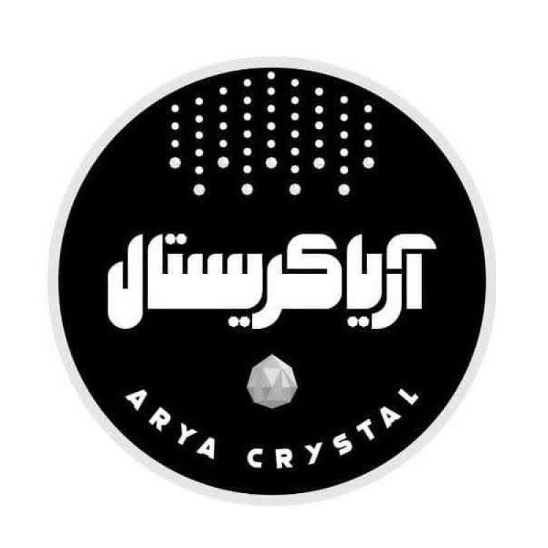 پرده ریشه ای آریا کریستال مدل هلال سایز 120x120 سانتی متر