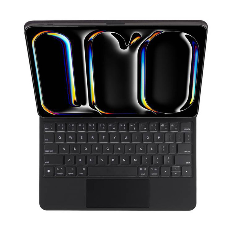 کیف کلاسوری کیبورد دار گرین لاین مدل Magic مناسب برای تبلت اپل iPad Air 11 (2024)  Air 10.9  Pro 11
