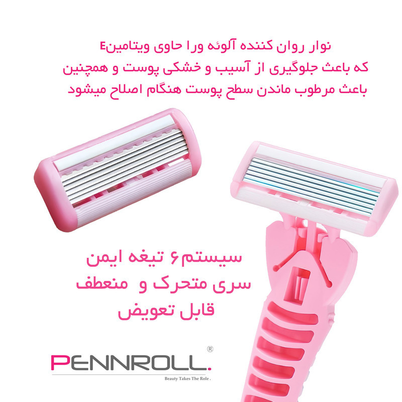 خود تراش پنرول مدل PRCL - PANDA Pro 6 - X2  بسته 2 عددی