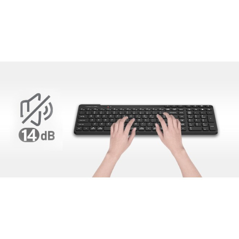 کیبورد بدون‌صدا ای فورتک مدل FBK27C AS