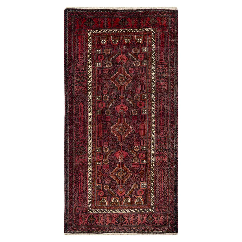 فرش دستبافت دو متری طرح بلوچ شماره 19.72.996