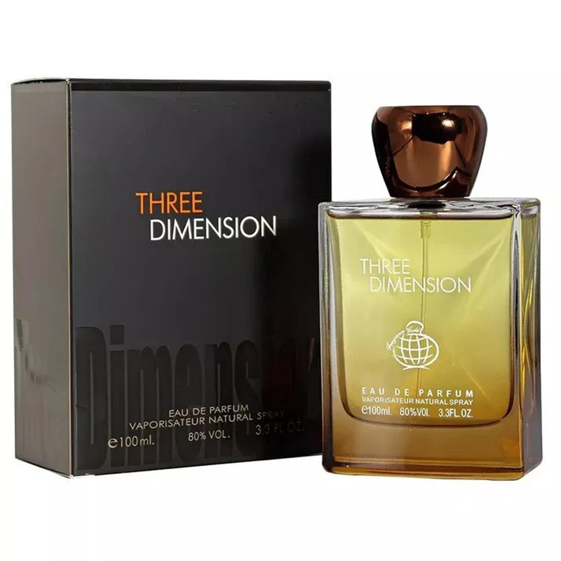 ادو پرفیوم مردانه فراگرنس ورد مدل Three Dimension حجم 100 میلی لیتر