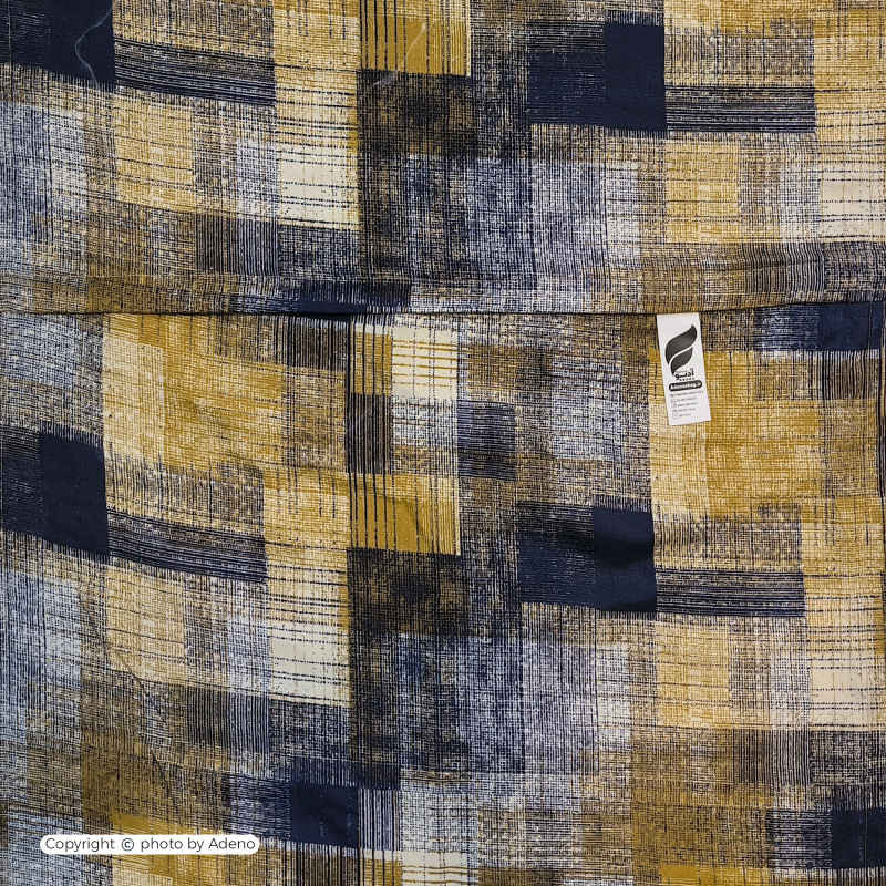 کاور لحاف آدنو مدل شطرنجی کد CH101 یک نفره سایز 160x220 سانتی متر