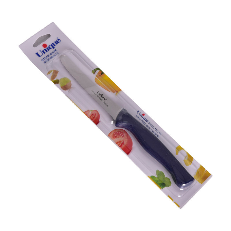چاقو آشپزخانه یونیک مدل اره ای گرد کد 5515
