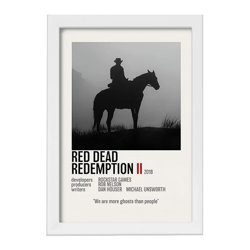 تابلو خندالو طرح رد دد (Red Dead) کد F13456