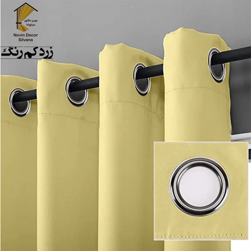 پرده نوین دکور سیلوانا مدل لاکچری 180 _ 1 سایز 180x140 سانتی‌متر