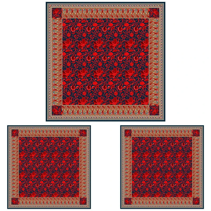 ست رومیزی سه تکه طرح سنتی کد9982.1