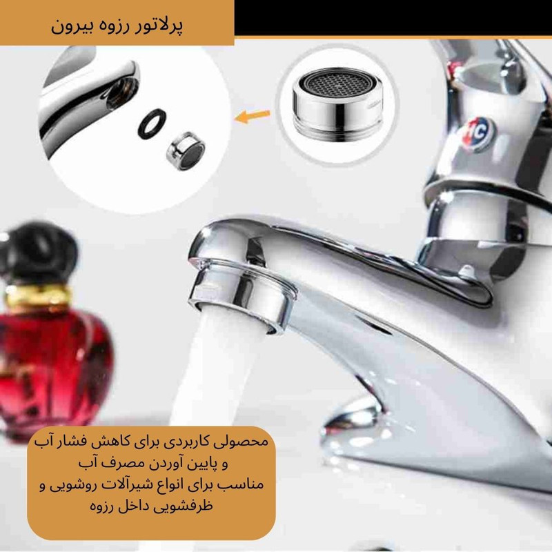 سری شیرآلات مدل رزوه بیرون ABS مجموعه 4 عددی
