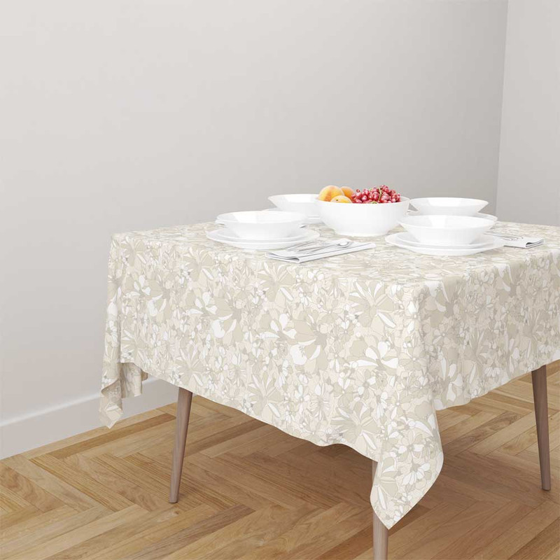 رومیزی مدل گلدار مستطیلی کد F2RO1062