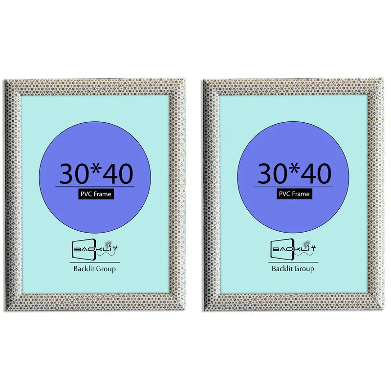 قاب عکس بکلیت مدل خاتم A3-40x30 مجموعه دو عددی