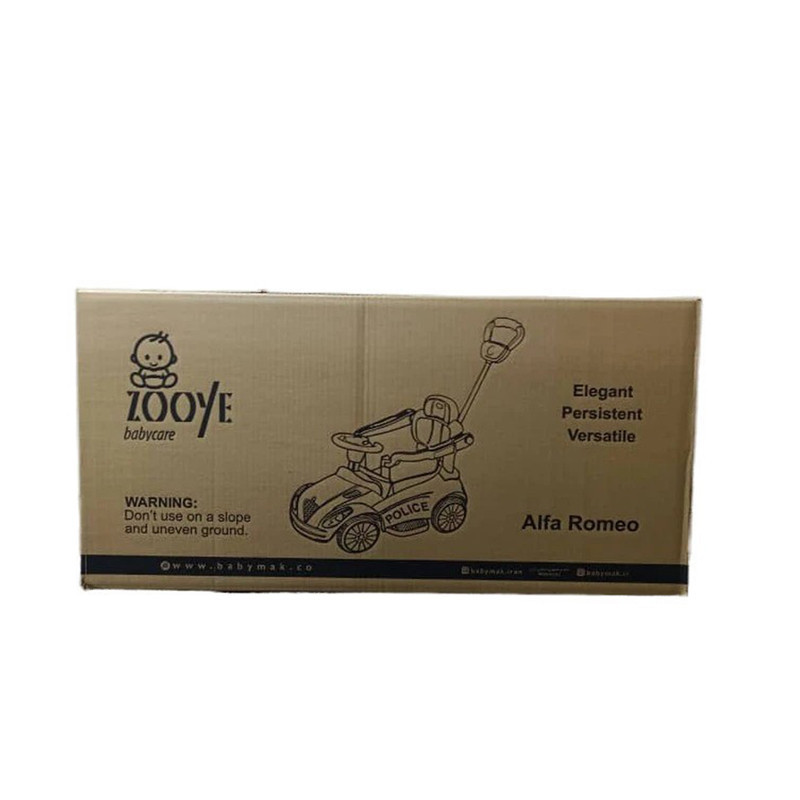 ماشین چهارچرخ کودک زویه مدل پلیس کد ZV-10