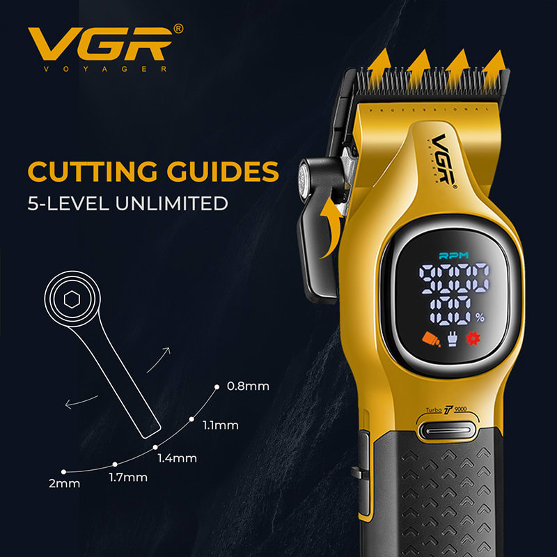 ماشین اصلاح موی سر و صورت شارژی وی جی ار مدل V-886C