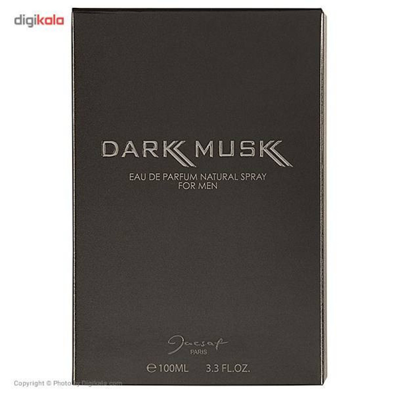ادو پرفیوم مردانه ژک‌ ساف مدل Dark Musk حجم 100 میلی لیتر به همراه عطر جیبی حجم 22 میلی لیتر