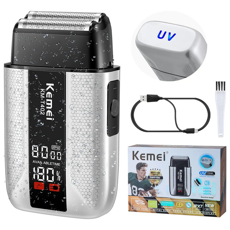 ماشین اصلاح موی صورت شارژی کیمی مدل KM-T402