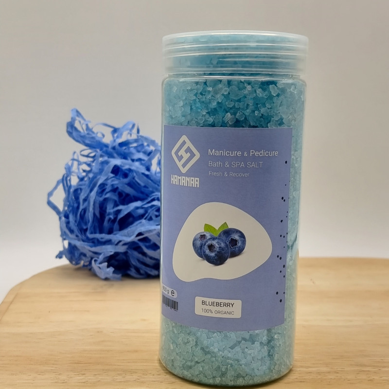 نمک حمام هامانا مدل Blueberry وزن 950 گرم