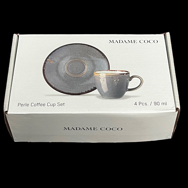 سرویس قهوه خوری 4 پارچه مادام کوکو مدل  Perle