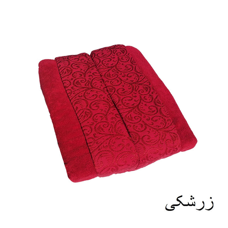 حوله پالتویی ارغوان طرح راشل سایز 125