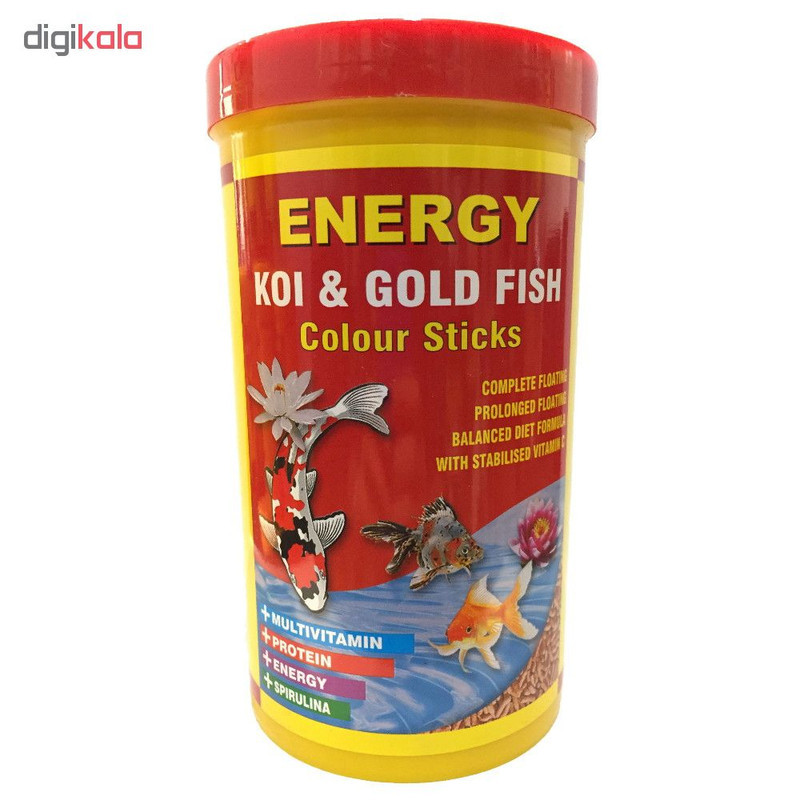 غذا ماهی انرژی مدل KOI & Gold fisf Colour sticks حجم 1000 میلی لیتر