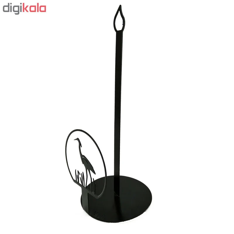 پایه رول دستمال کاغذی ملو طرح لک لک1 کد KMJ23