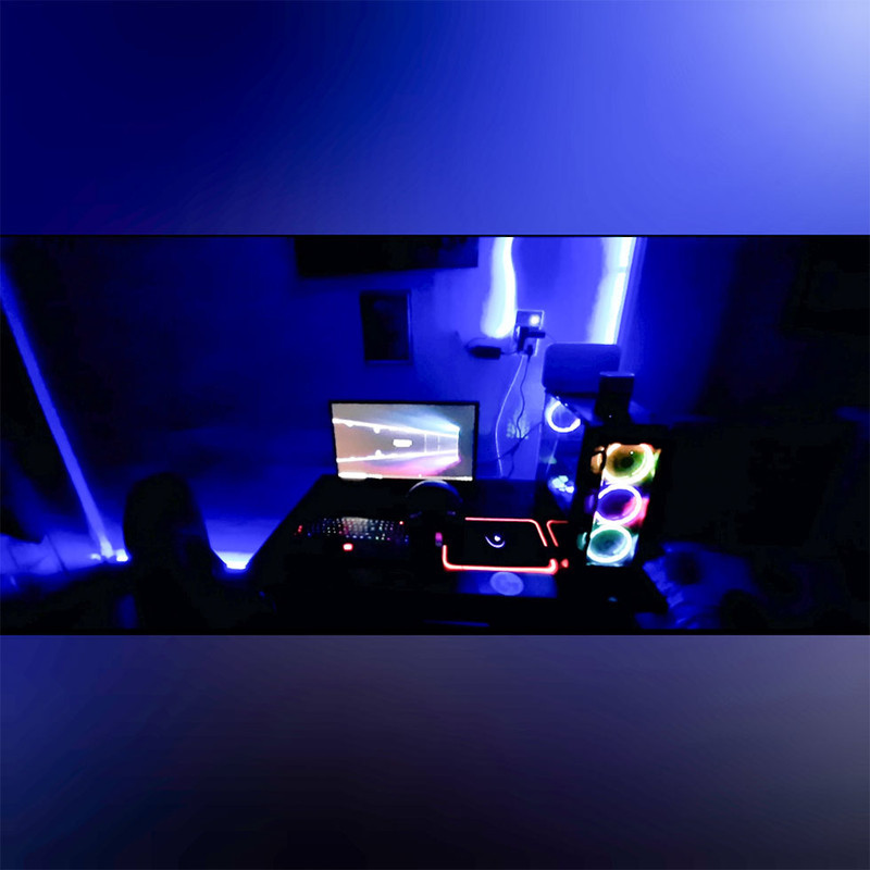 ریسه ال ای دی مدل شلنگی RGB طول 2 متر به همراه ریموت