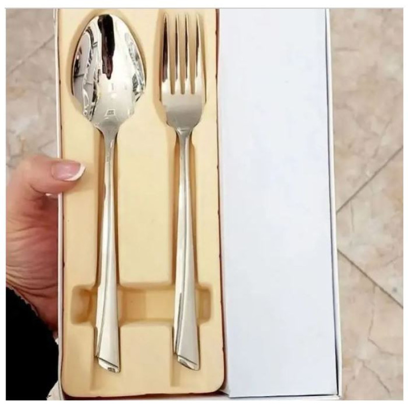 سرویس قاشق و چنگال 12 پارچه مدل ناخنی
