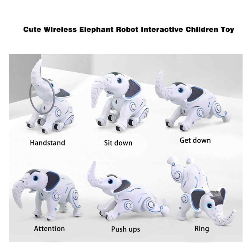 ربات اسباب بازی مدل K17 Intelligent Elephant