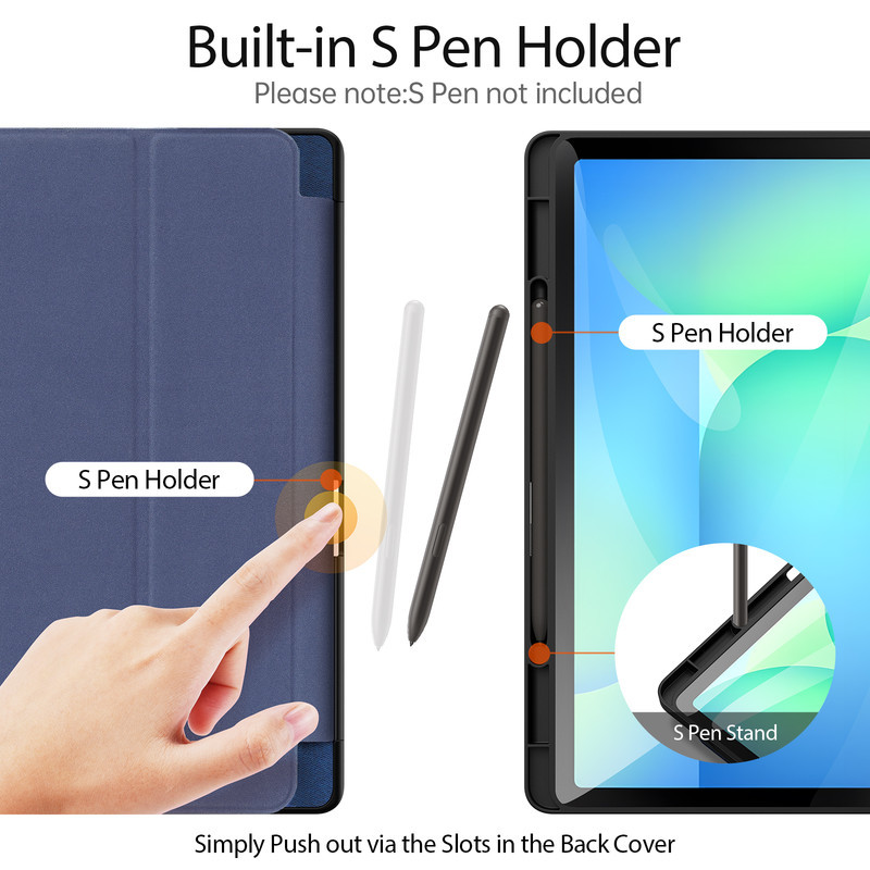 کیف کلاسوری بادیگارد مدل Domo مناسب برای تبلت سامسونگ Galaxy Tab S10 FE Plus 13.1 inch