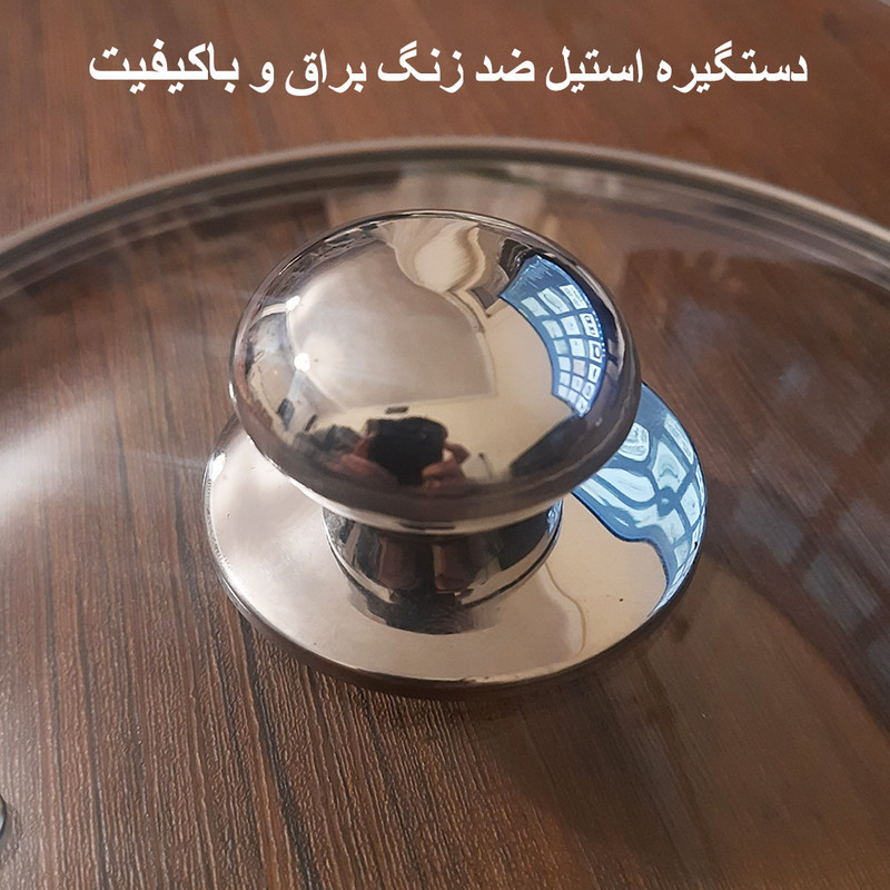 دستگیره درب قابلمه مدل استیل فاین بسته 5 عددی