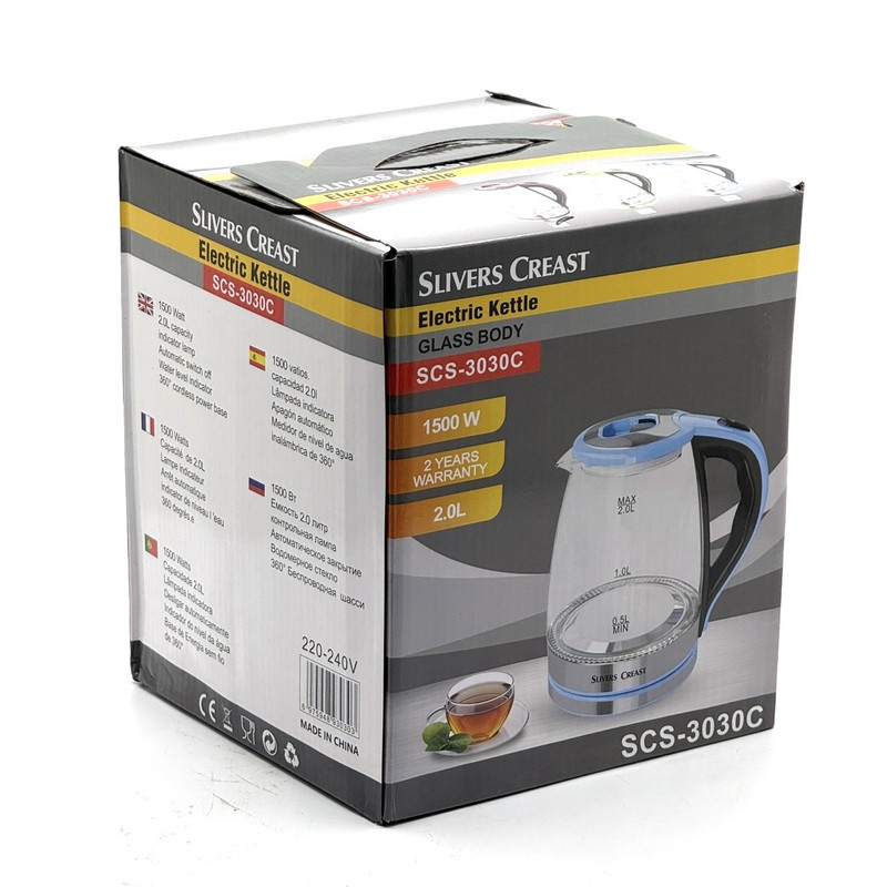 کتری برقی سیلور کرست مدل SCS-3030C گنجایش 2 لیتر