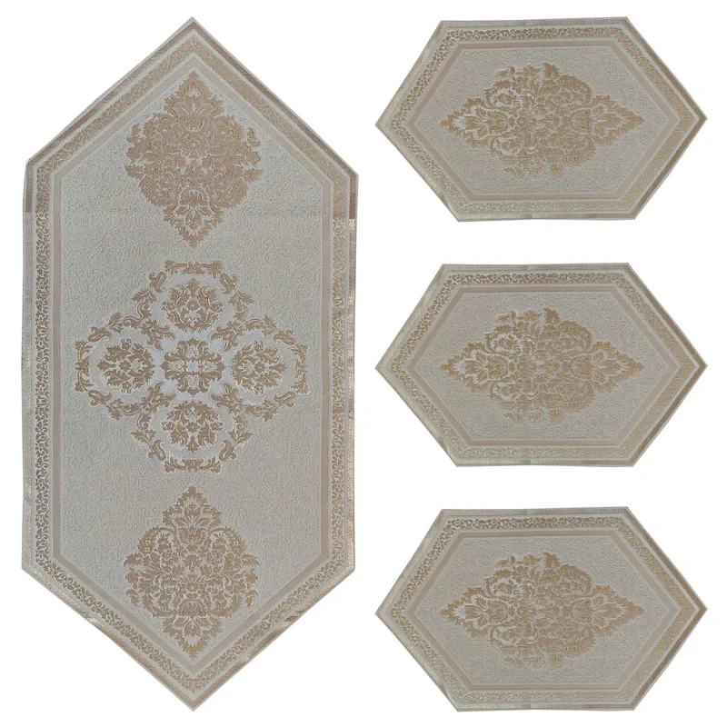 ست 4 تکه رومیزی کد J_10R