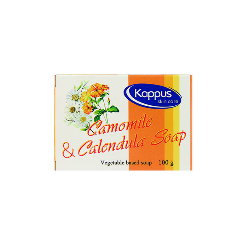 صابون شستشو کاپوس اسکین کر مدل بابونه و کالاندولا وزن 100 گرم بسته 3 عددی