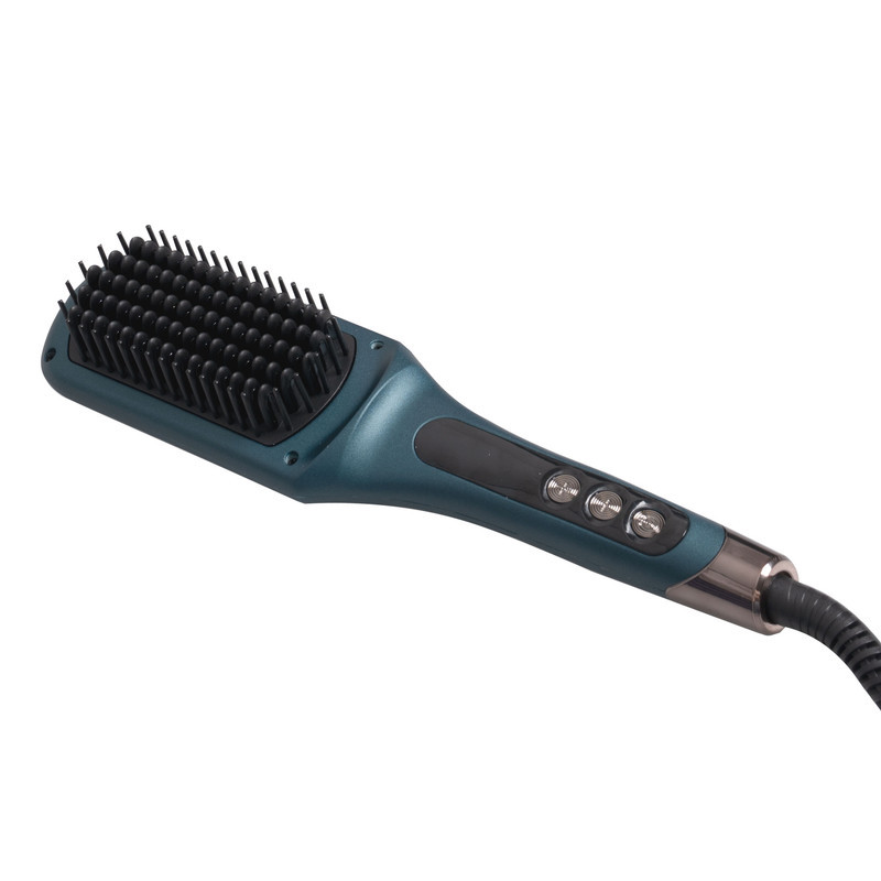 اتو مو حرفه ای رومئو مدل RM-5550 به همراه برس حرارتی و فر کننده مو مجموعه سه عددی