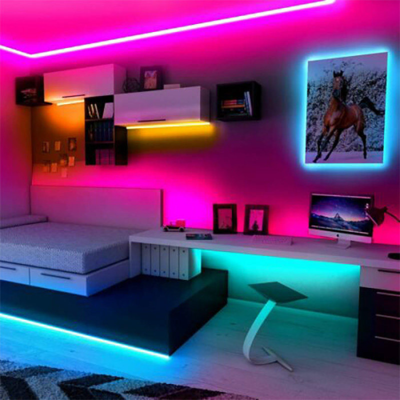 ریسه ال ای دی مدل فلکسی LED-NEON--IC-RGB طول 5 متر