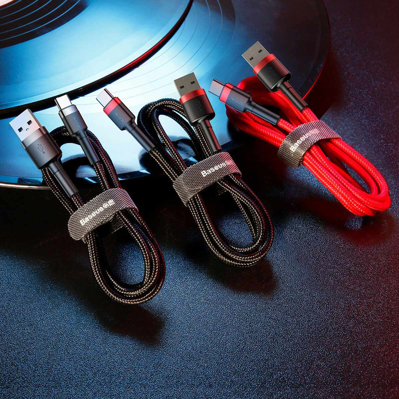 کابل تبدیل USB به USB-C بیسوس  مدل CATKLF-C91 Cafule طول 2 متر