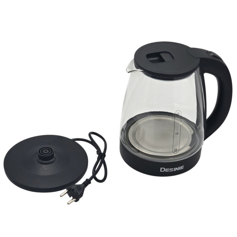 کتری برقی دسینی مدل Glass jugs گنجایش 2 لیتر