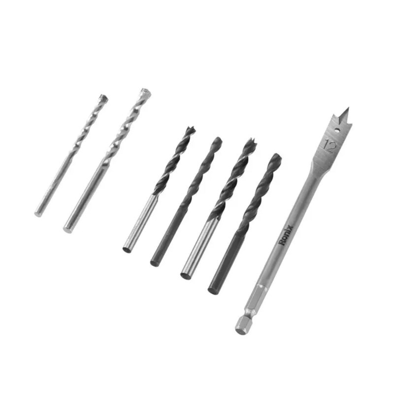 مجموعه 53 عددی دریل پیچ‌گوشتی شارژی چکشی رونیکس مدل  RS-8620