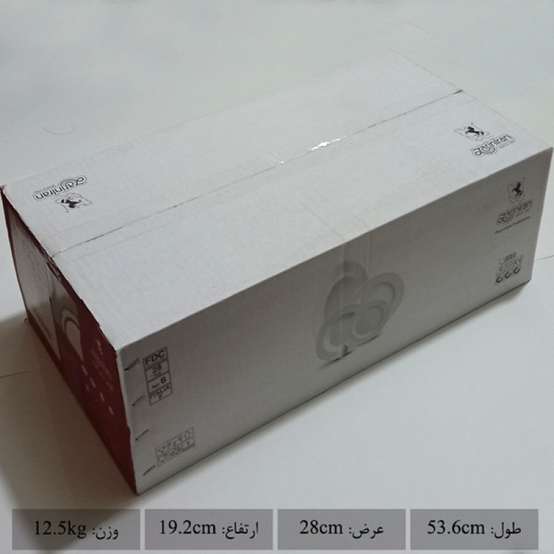 سرویس غذاخوری 28 پارچه چینی زرین ایران سری ایتالیا اف مدل پرشیا درجه یک
