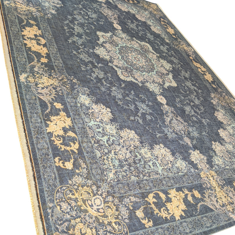 رومیزی مدل مخمل طرح سنتی سایز 190x135 سانتی‌متر