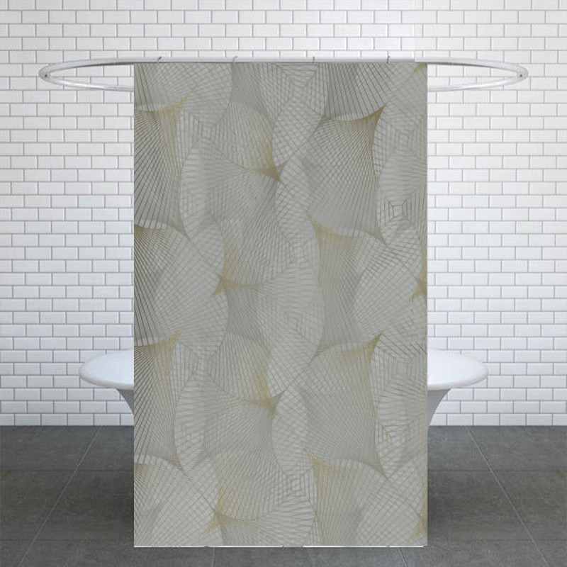 پرده حمام مدل PHF سایز 180x200 سانتی متر