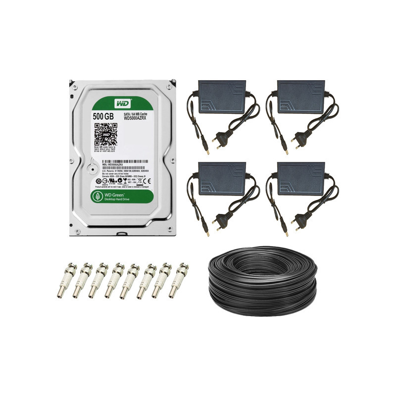 سیستم امنیتی 4 دوربین داهوا مدل 2mp