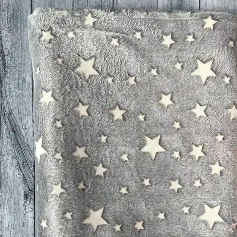 پتو مسافرتی 2 نفر مدل ستاره باران کهکشانی سایز 200x210 سانتی‌متر