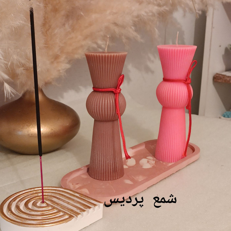 شمع مدل استوانه PD10 BALL بسته 2 عددی