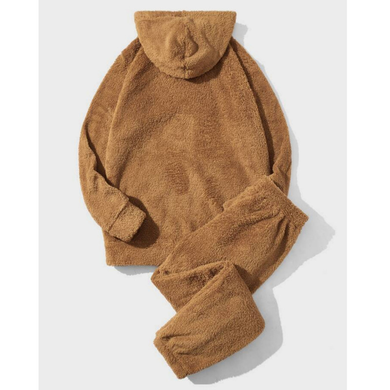 ست هودی و شلوار مردانه شیرین جامه مدل تدی طرح G BAG