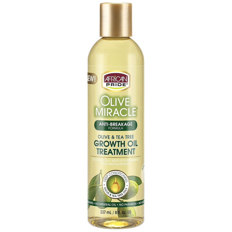 روغن تقویت کننده مو آفریکن پراید مدل ANTI-BREAKAGE مناسب برای موهای خشک و شکننده حجم 237 میلی لیتر