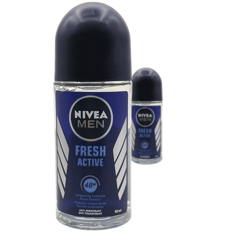رول ضد تعریق مردانه نیوآ مدل Fresh Active حجم 50 میلی لیتر مجموعه 3 عددی