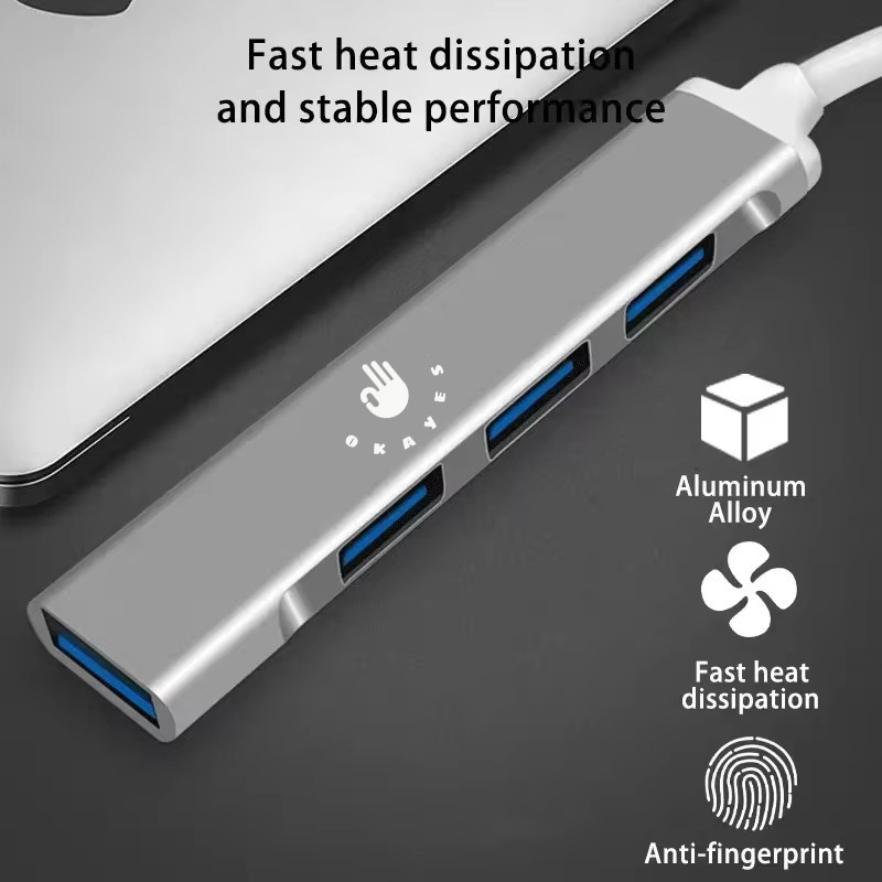 هاب 4 پورت USB 3.0 اکی یس مدل USB3000