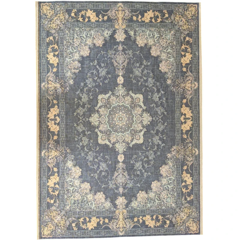 رومیزی مدل مخمل طرح سنتی سایز 190x135 سانتی‌متر