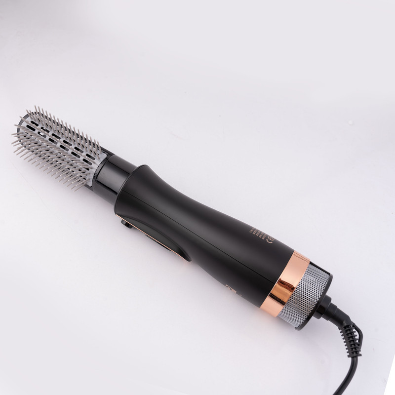 سشوار برس‌دار حالت‌دهنده 800 وات مدل 50172، موتور DC، وزن 300 گرم، دارای سری متمرکز‌کننده پهن، سری شانه‌دار، سری برس‌دار گرد باریک، سری برس‌دار گرد پهن، سری برس‌دار تخت، سری دندانه‌دار با ویژگی فرکنندگی، صاف‌کنندگی، حجم‌دهندگی، با قابلیت باد سرد