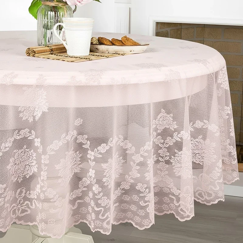 رومیزی انگلیش هوم مدل New Rose Branch سایز 180x180 سانتی‌متر